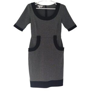 LONDON TIMES, vestido midi, mangas 3/4, de poliester, Rayon y spandex, talla 6